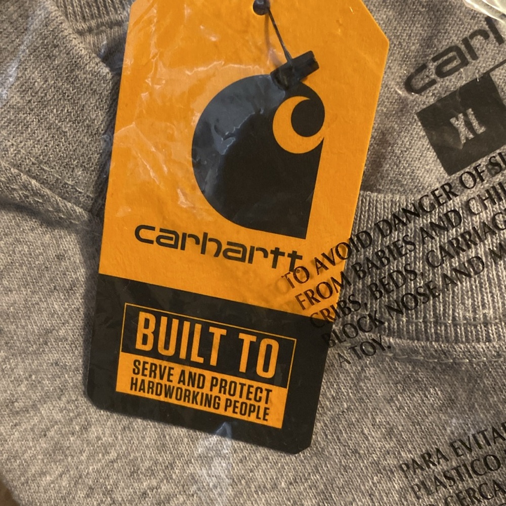 Carhartt LS Grey Loose Fit men’s XL shirt - Picture 4 of 6